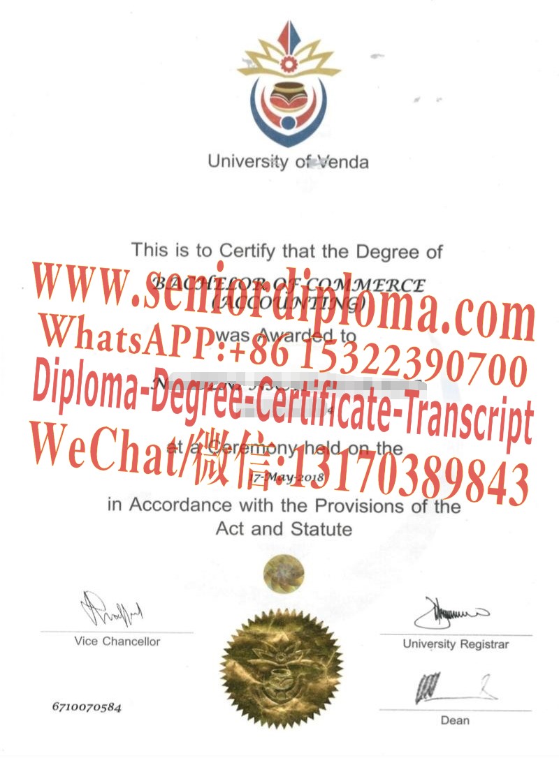 where to order fake University of Venda Diploma